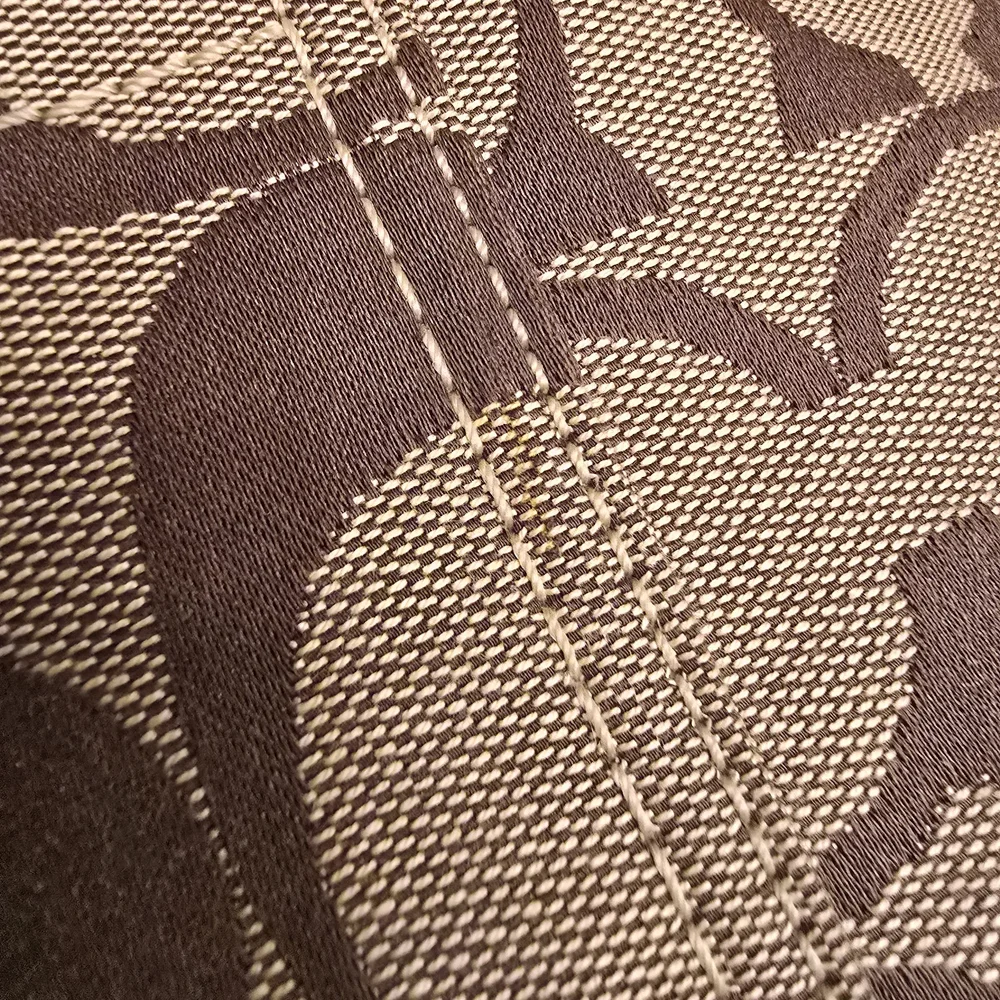 COACH 11689 Brown & Tan Signature Jacquard Canvas Shoulder Bag Mdium *no Hangtag - Picture 15 of 15